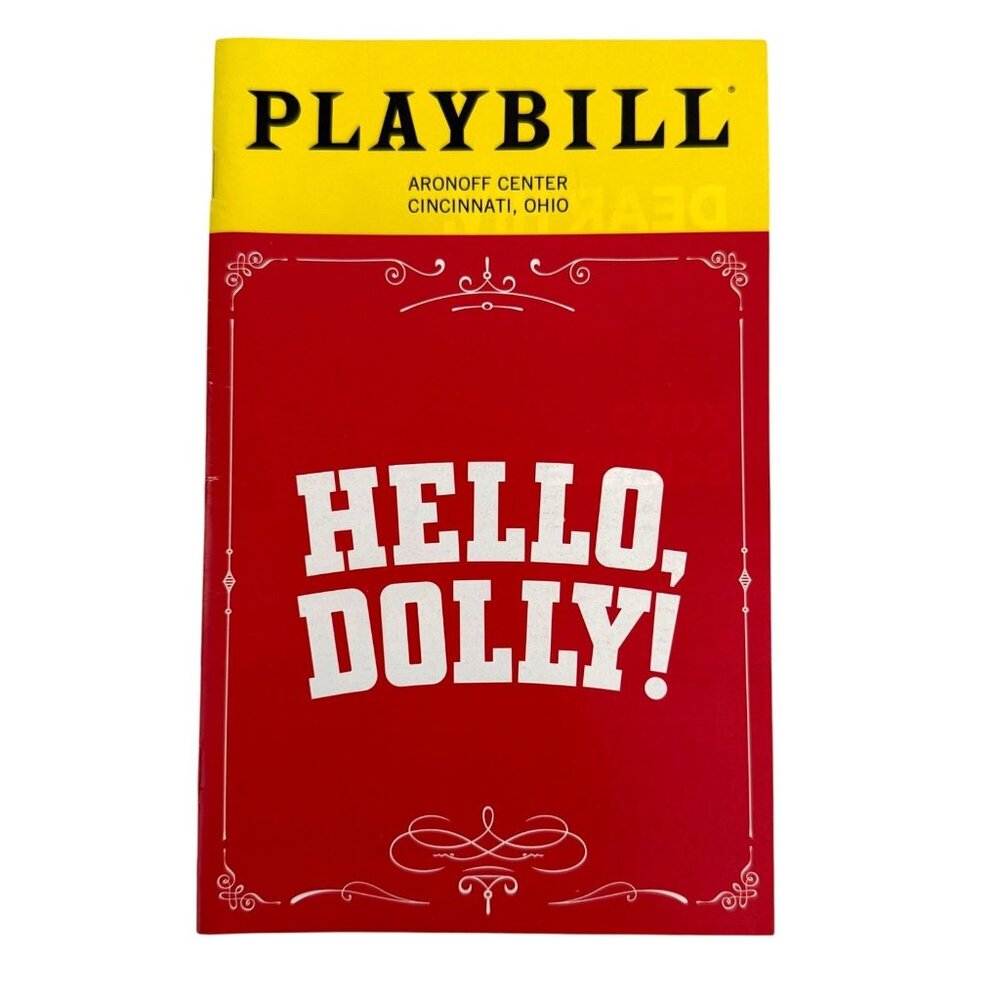 Hello Dolly Playbill December 2019 Aronoff Center Cincinnati Ohio National Tour